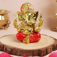 Red Gold Ganesha